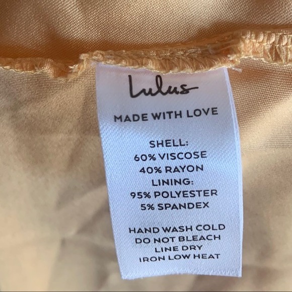 NWT Lulus Midi Dress L Butter Yellow Recencycore Babydoll Satin Flutter Sleeve - Picture 12 of 15